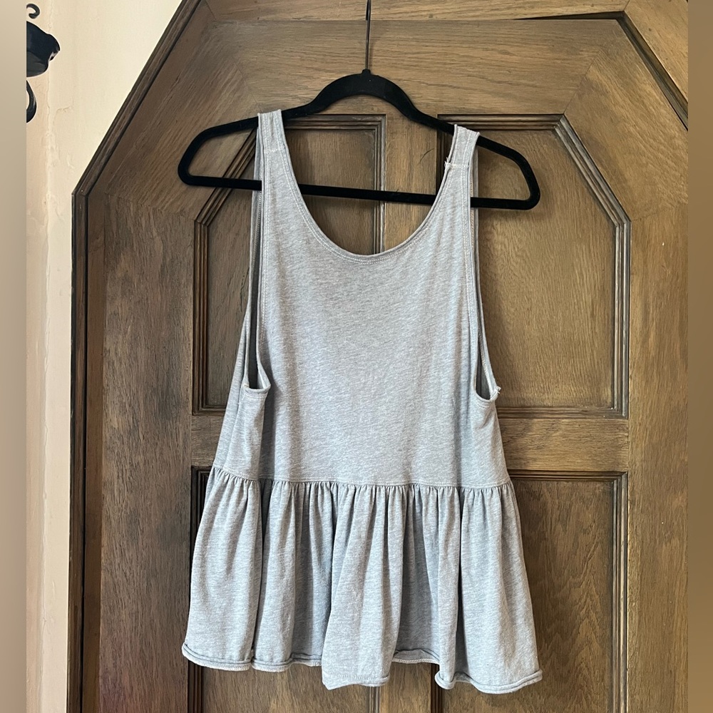 We The Free Grey Tunic Shirt